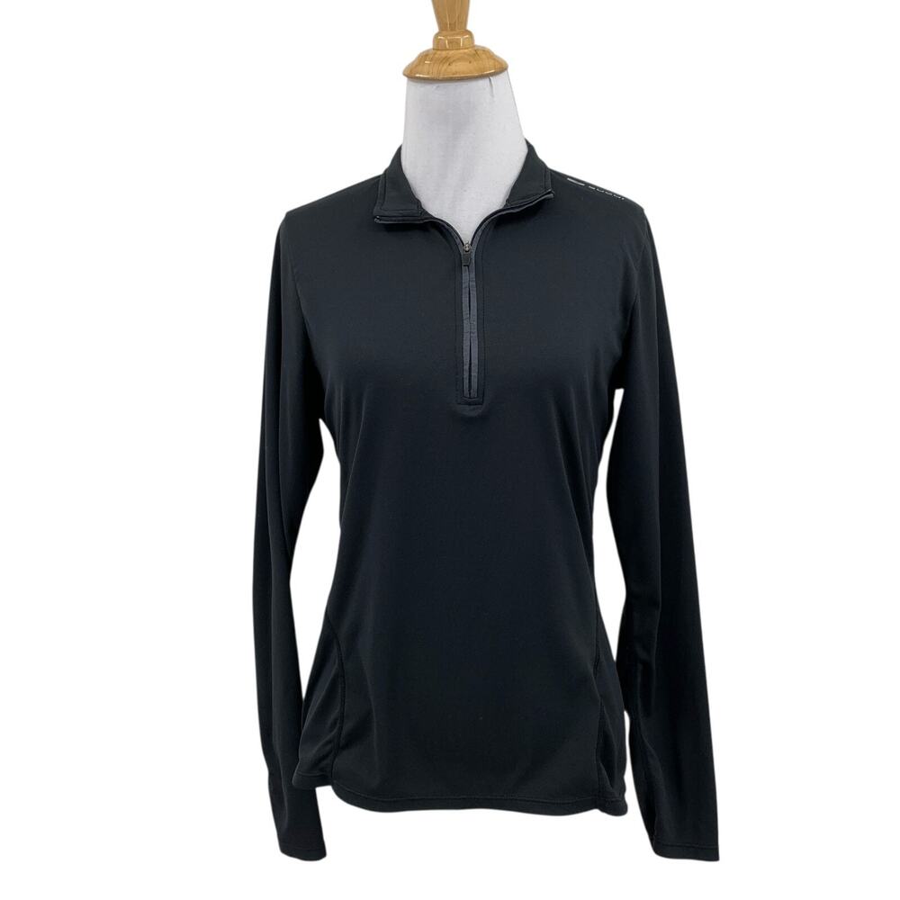 Sugoi Sweatshirt Womens M Medium Black Cycling Jersey Long Sleeve Quarter Zip